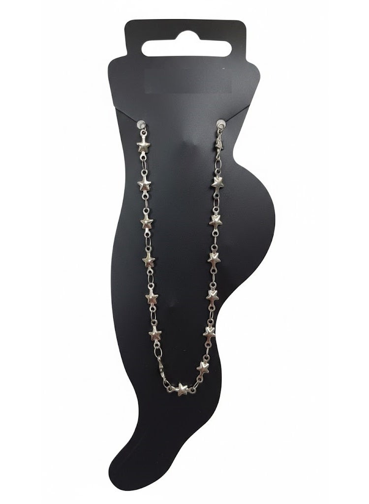 1 piece anklet with a sparkling star design, a touch of heavenly magic around your feet. - Image 2